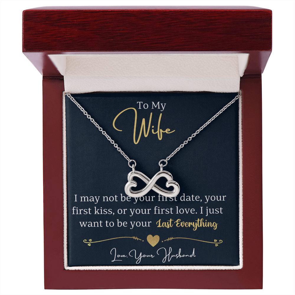 Personalized Infinity Love Necklace for Wife