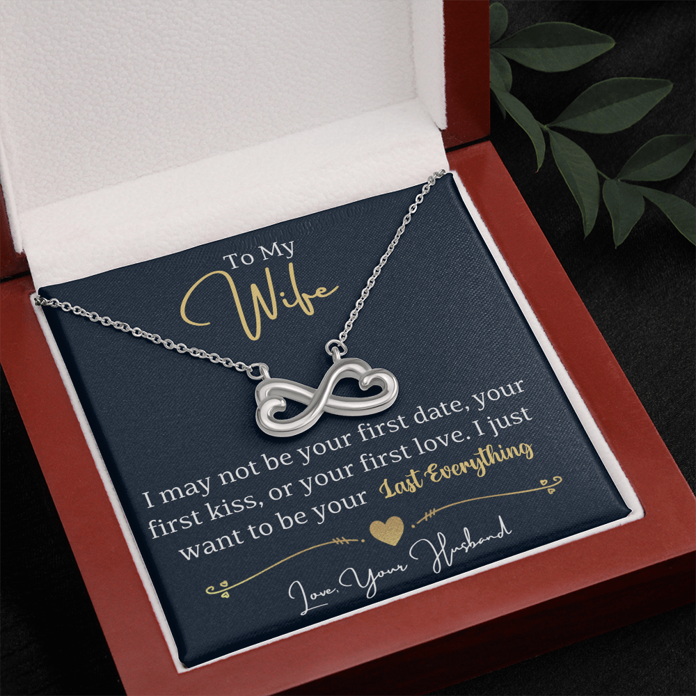 Personalized Infinity Love Necklace for Wife
