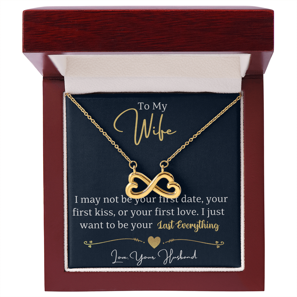 Personalized Infinity Love Necklace for Wife