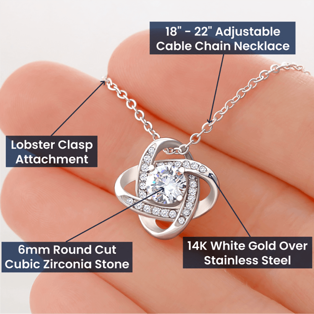 Love Knot Necklace For My Beautiful Wife