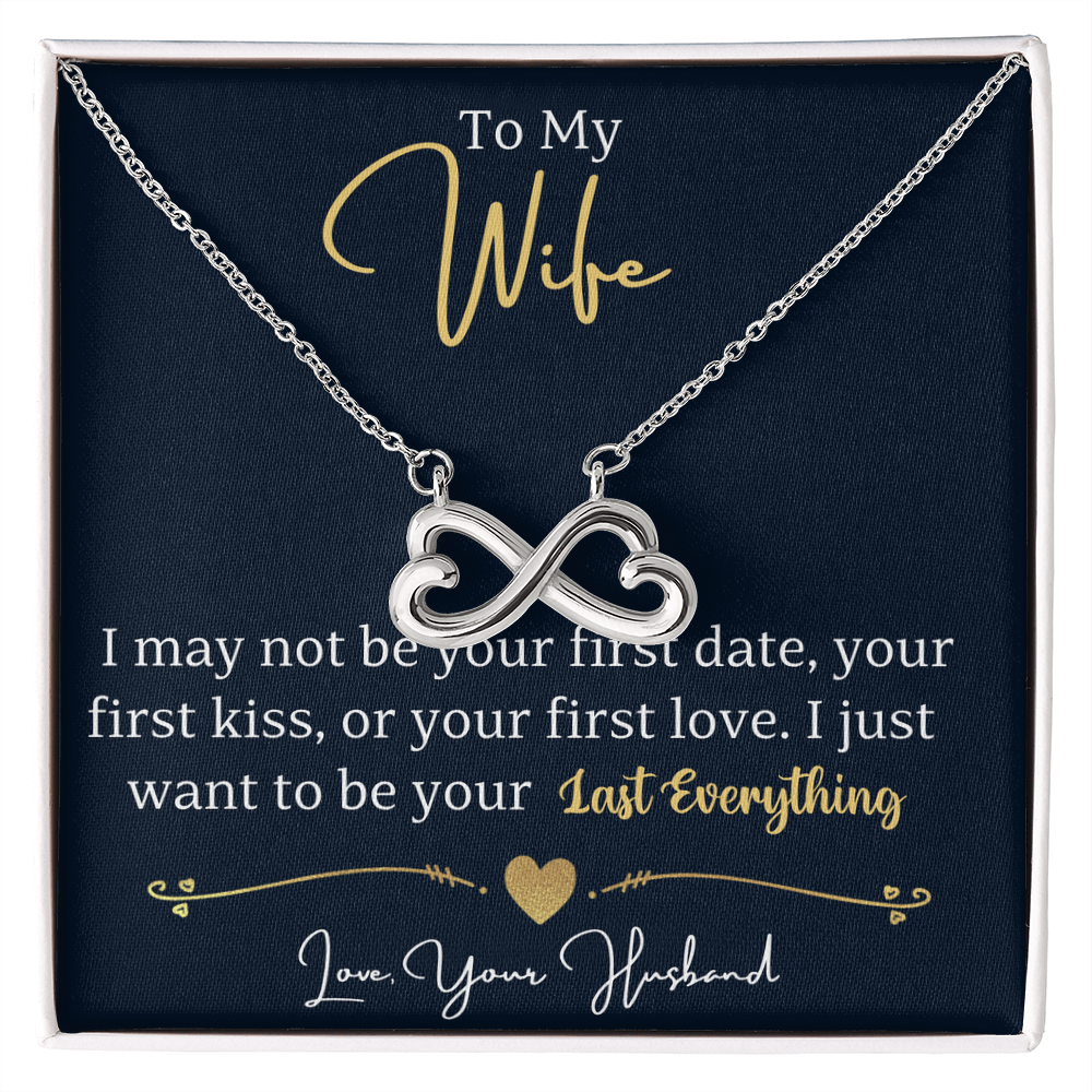 Personalized Infinity Love Necklace for Wife