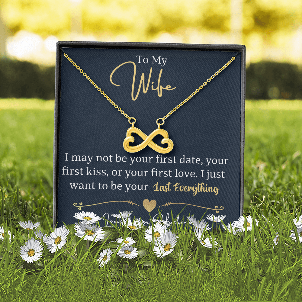Personalized Infinity Love Necklace for Wife