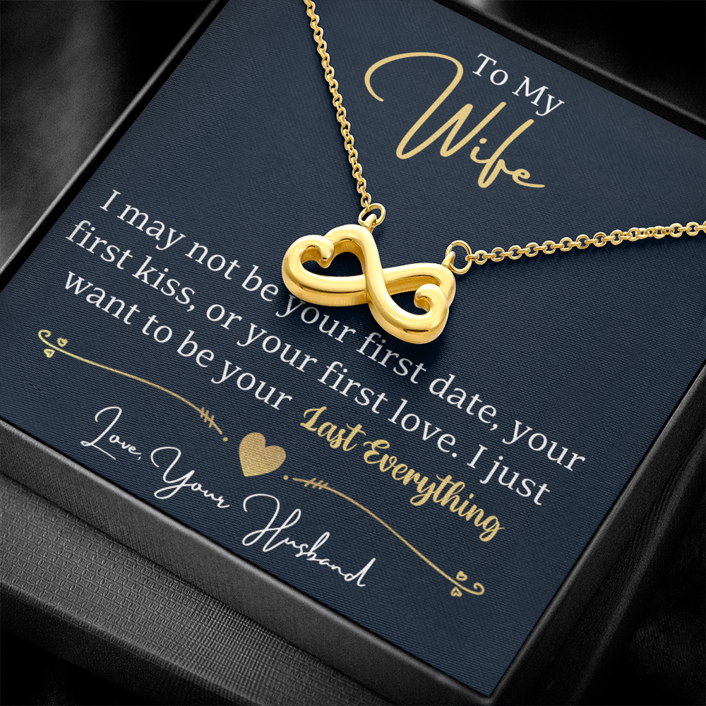 Personalized Infinity Love Necklace for Wife