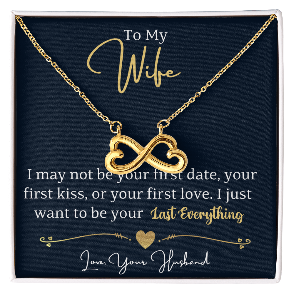 Personalized Infinity Love Necklace for Wife